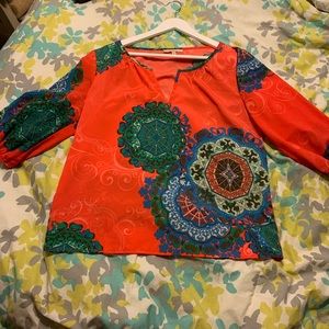 Gibson Latimer 3/4 sleeve blouse